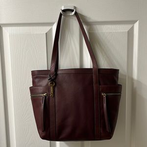 FOSSIL Genuine Leather Tote